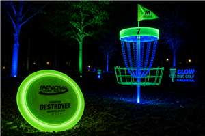 Glow Disc Golf 